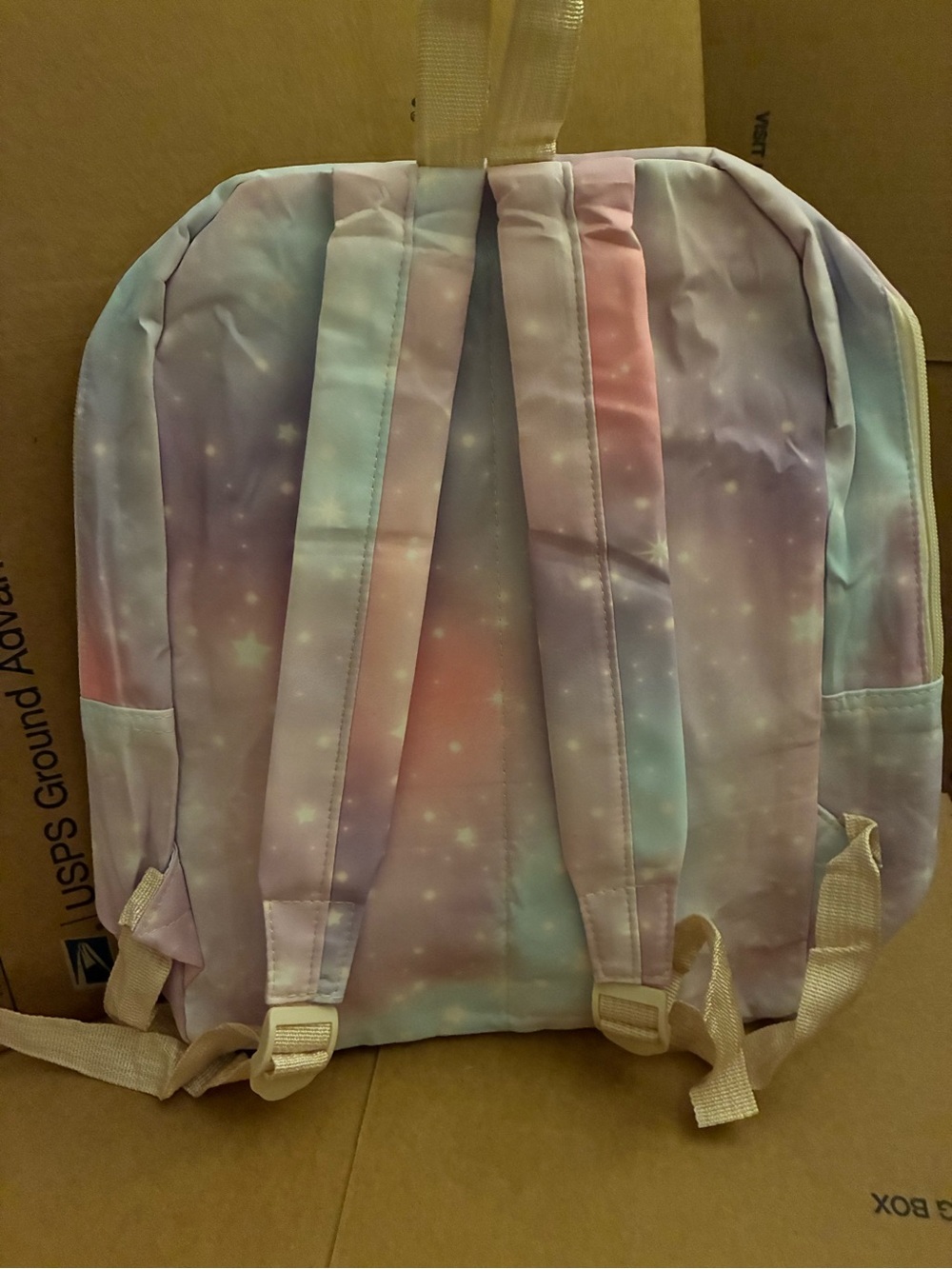Kids Space Print Backpack - Blue with Filled Pencil Pouch - Picture 6 of 8